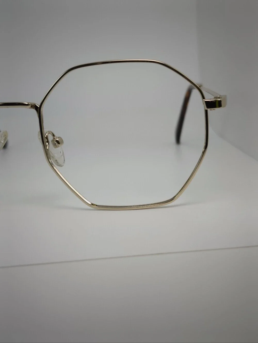 Octave. Gold Geometric Frame Women's Eyewear.